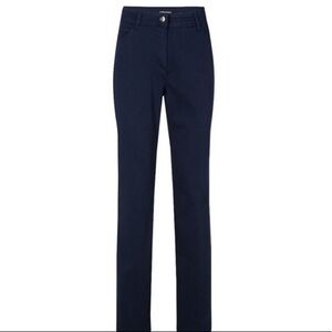Olsen | Highrise Dark Blue Lisa Straight Leg Jeans